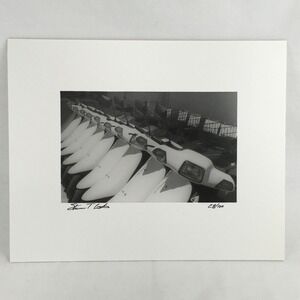 Black & White Photo Scooters Transportation Key West FL Signed Art Photography
